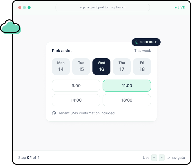 Scheduling workflow preview